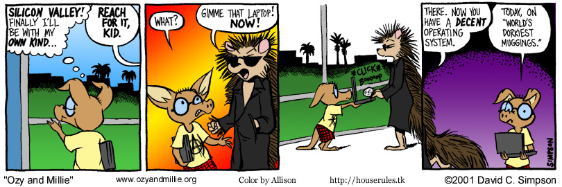 Strip for Monday, 22 January 2001