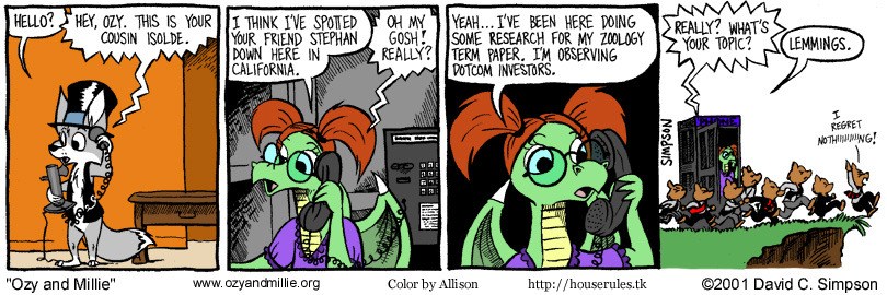 Strip for Wednesday, 24 January 2001